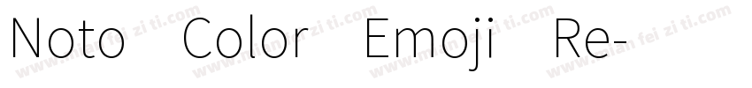 Noto Color Emoji Re字体转换